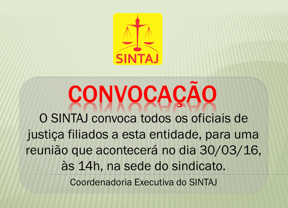 CONVOCAÇÃO