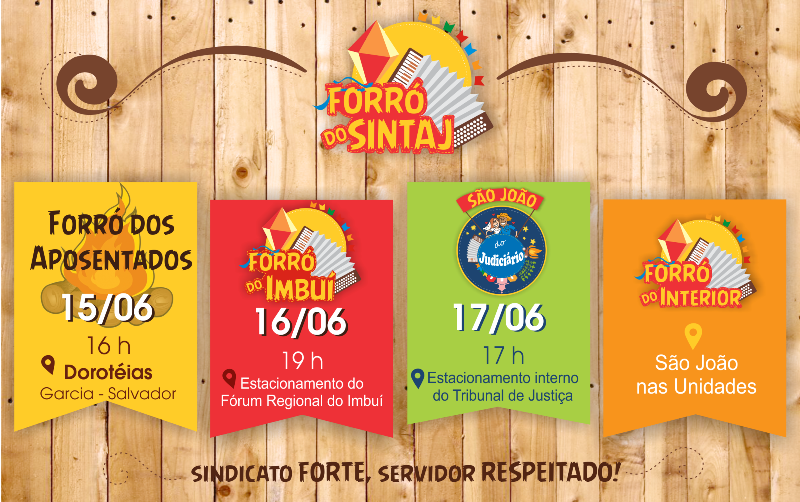 Forró do SINTAJ divulgação