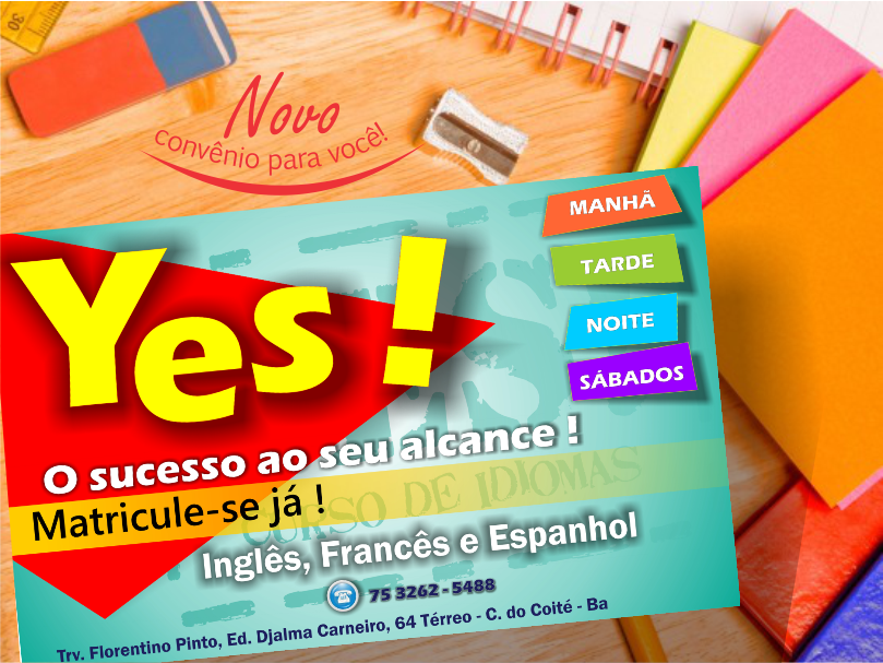 Yes! Idiomas divulgação