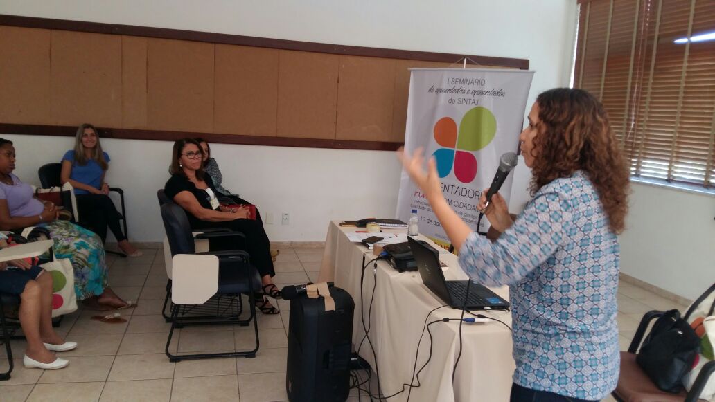 Professora Salete Silva fala sobre igualdade de gênero Foto: Kylyana Queiroz