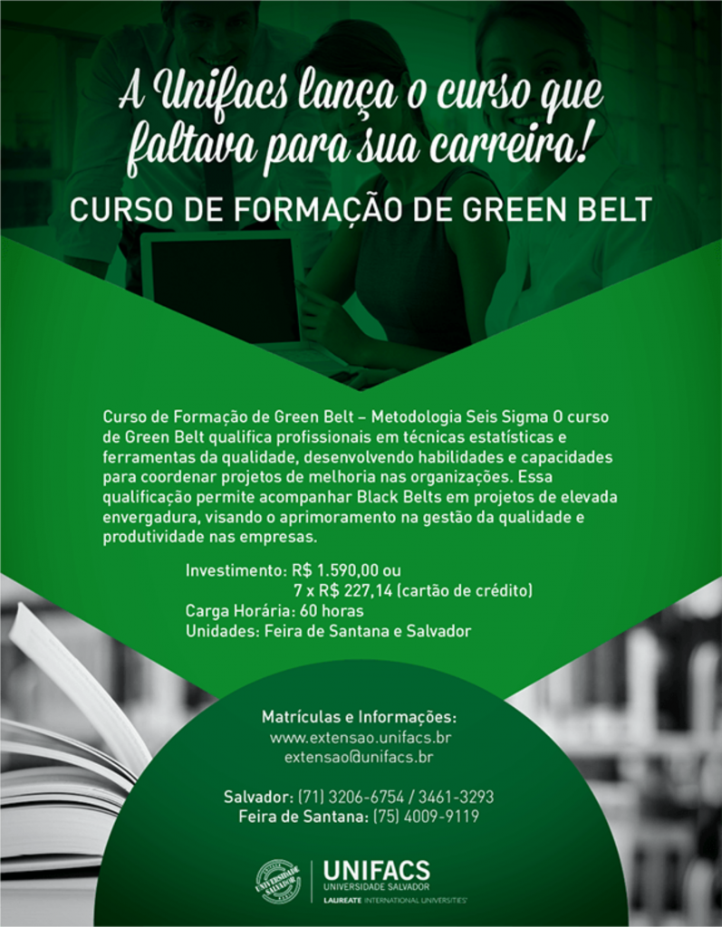 Curso Green Belt Unifacs