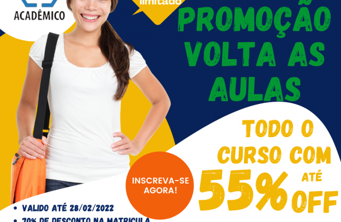 Colégio Acadêmico – Super promoção de volta às aulas