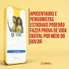 Aposentados e pensionistas estaduais poderão fazer prova de vida digital por meio do GOV.BR