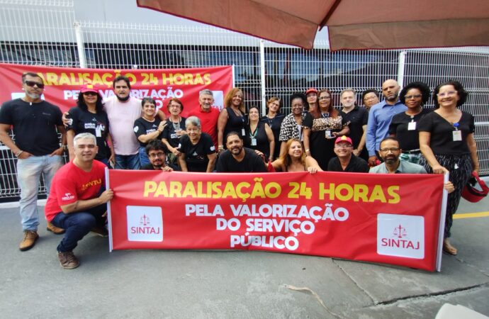 SINTAJ E CATEGORIA DO PODER JUDICIÁRIO INICIAM PARALISAÇÕES DE 24 HORAS