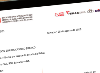 MINUTA DO EDITAL DE REMOÇÃO DEVE SER RETIFICADA PARA CONTEMPLAR MAIS SERVIDORES, ARGUMENTA SINTAJ EM OFÍCIO ENCAMINHADO AO TJBA