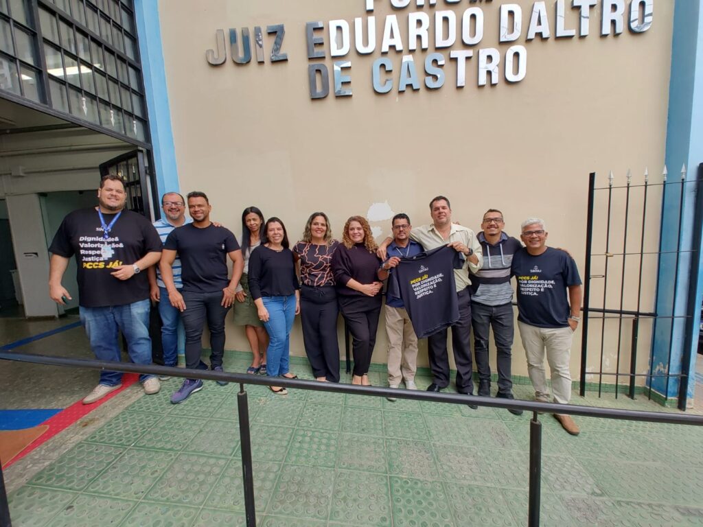 DURANTE VISITA INSTITUCIONAL SINTAJ IDENTIFICA PROBLEMAS E IRÁ COBRAR SOLUÇÕES AO TJBA