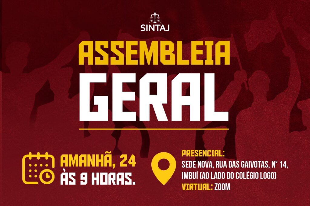 VOCÊ TEM UM COMPROMISSO IMPORTANTE COM A NOSSA LUTA