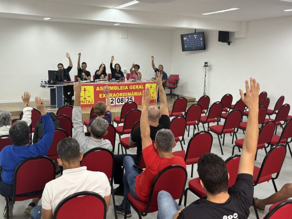 SINTAJ REALIZA ASSEMBLEIA GERAL PARA DISCUTIR ASSUNTOS INTERNOS