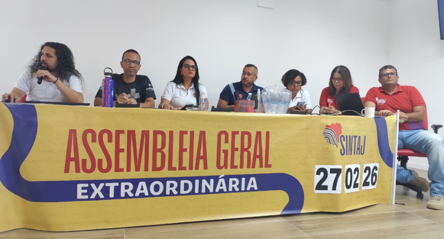 SINTAJ REALIZA ASSEMBLEIA HÍBRIDA PARA CONSTRUÇÃO COLETIVA DE MINUTA DO PCCV