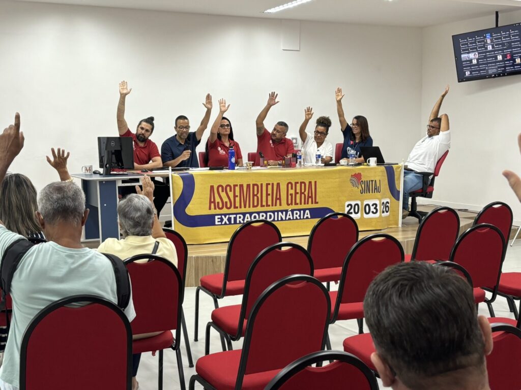 O SINTAJ REALIZOU ASSEMBLEIA PARA TRATAR DE PAUTA DE REIVINDICAÇÃO E ASSUNTOS DE INTERESSE DA CATEGORIA; CONFIRA OS ASSUNTOS ABORDADOS
