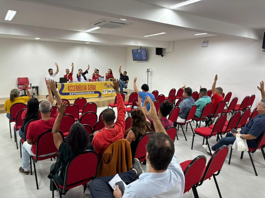 ASSEMBLEIA DO SINTAJ MOBILIZA CATEGORIA EM DEFESA DA APROVAÇÃO DO PCCV